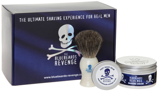 The Bluebeards Revenge Shaving Cream and Badger Brush Gift Set