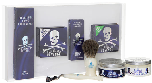 The Bluebeards Revenge Shaving Cream, Brush and Mach 3 Razor